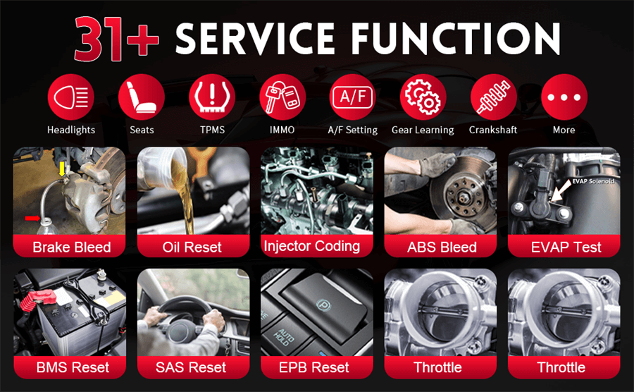 2025 Autel MaxiPRO MP808Z-TS Bi-Directional Control Scan Tool with ECU Coding, Full TPMS, 36+ Services, Upgraded of MP808TS/MP808BT