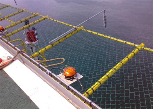 Quality 1.5m Width Ss Cable Rope Helideck Safety Net For Perimeter for sale
