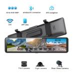 Rearview Mirror Customize Carplay Dashboard Car Play Bluetooth DVR 2.5K 1440P