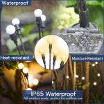 Solar Powered Modern Style Firefly Outdoor Lights With Motion Sensor