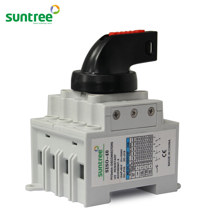 SISO-40 1200V Rotary Isolator Switch For Solar PV System