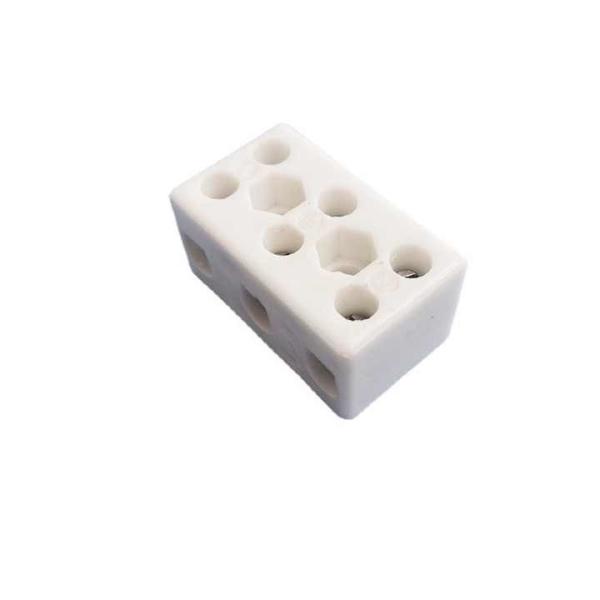 Quality 3 Ways 15A Ceramic Terminal Block resistant insulated Ceramic Wire Connection high-temperature connectors terminals for sale