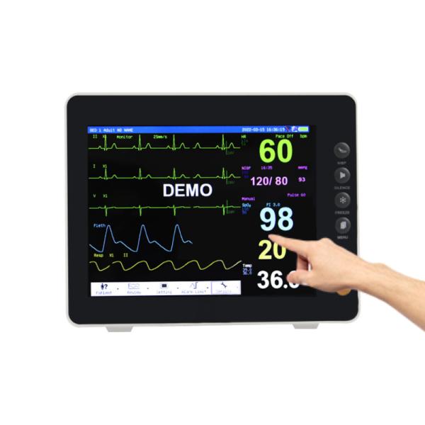 Quality 8 Hours Battery Life Multi Parameter Patient Monitor with Wired/Wireless Connectivity for sale