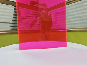 China 6mm Pink Solid Polycarbonate Sheets For Greenhouse on sale