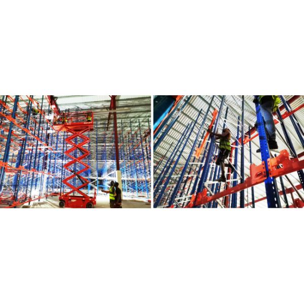 Warehouse Storage Shelves Heavy Duty Radio Shuttle Car Pallet Racking System Steel Stacking Racks & Shelves