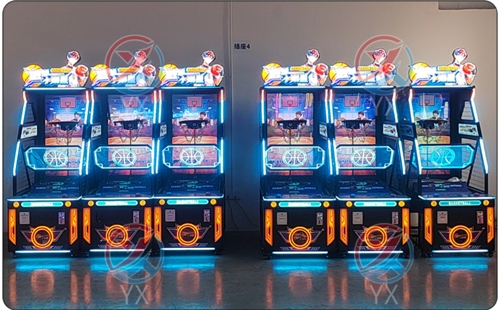 Arcade Coin Operated Amusement Park Facility Basketball Arcade Game Machine
