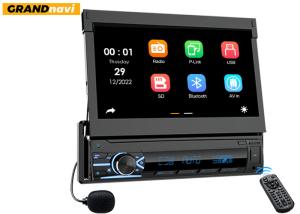 Buy cheap Wired Carplay Single Din Car Radio Android Auto Android Mirror Link Car Stereo MP5 product