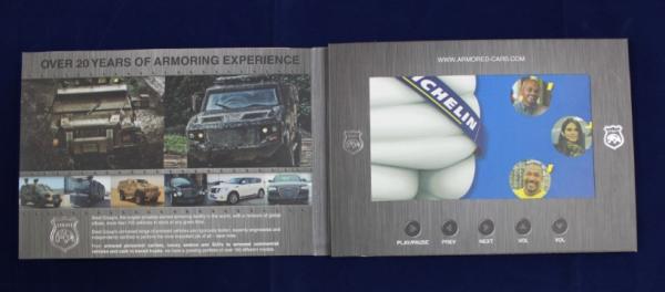Quality 1.8 / 2.4 / 2.8 / 3.5 / 4.3 / 5 / 7 / 10" Video Postcard for business promotional for sale