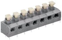China Pitch 7.62mm PCB Spring Clamp Terminal Blocks , Screwless Wire Terminals on sale