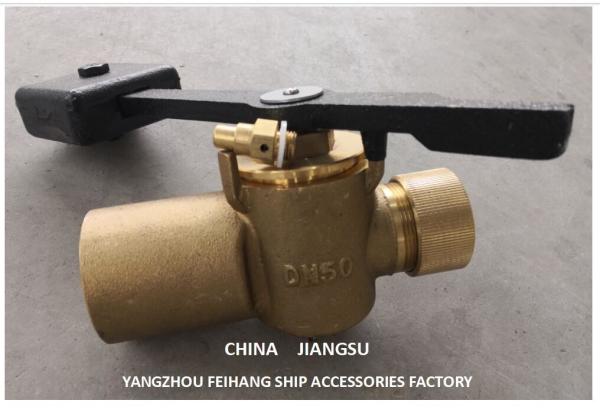 Quality DN50 CB/T3778-99 Self-Closing Gate Valve Heads For Sounding Pipe  Material-Bronze With Counterweight for sale