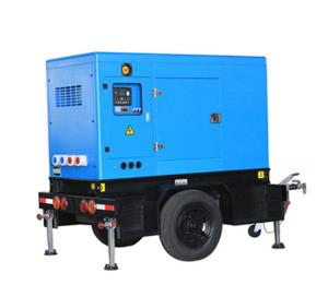 China 110kva 130kva Perkins Diesel Generator Trailer Towable AVR Brushless on sale