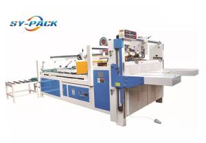 China Electric Carton Folder Gluer Machine 60m/Min Semi Automatic Gluing Machine on sale