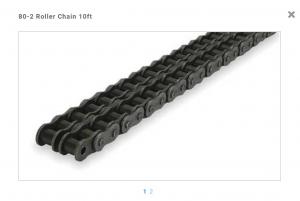 Buy cheap Customer Refuse Truck Parts Carbon Steel Roller Chains For Refuse Trucks product