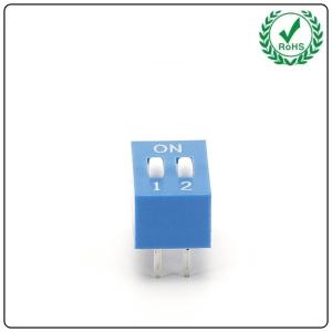 Buy cheap Single Pole Slide Type 1-12 Position Dip Switch Stroke 2.00mm product