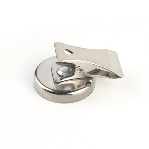 Quality Round Base D36 Ferrite Neodymium Pot Magnet With Clip for sale