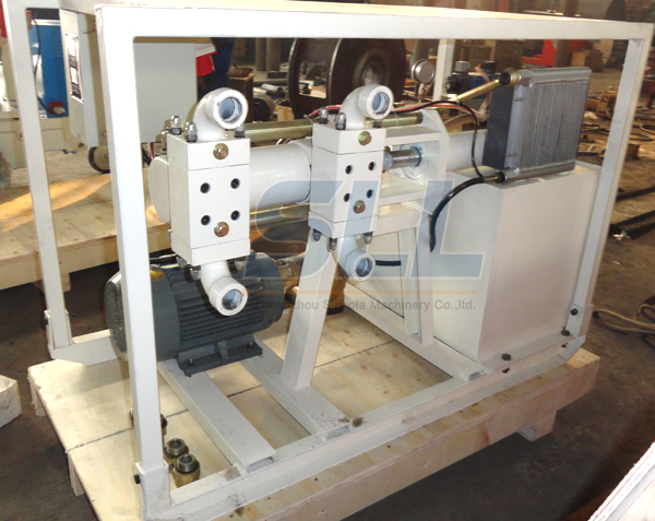 Single Piston Concrete Grouting Machine , Double - Acting Cement Pressure Grouting Pump