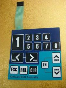 China Flexible Membrane Switch Keypad , Embossed Tactile Membrane Switch on sale