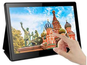 Led 13 Inch  Portable IPS Monitor 1920 x 1080 USB C HDMI Inputs On Lap