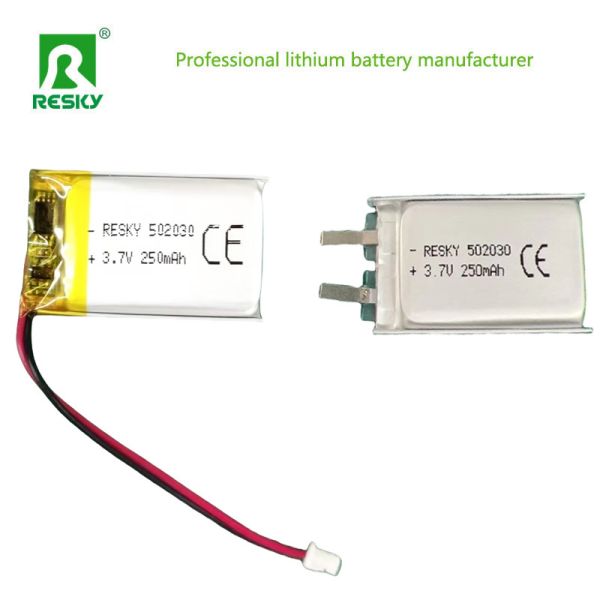 Lithium Polymer Lipo Battery Cell 502030 3.7v 250mAh For Bluetooth Speaker