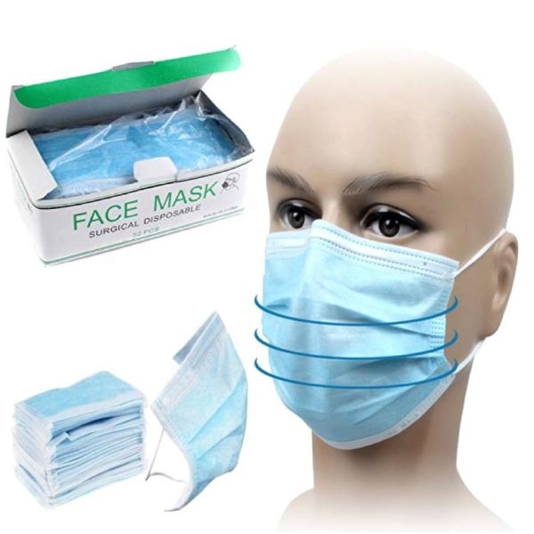 Virus Protection 120 mm Hg Disposable Earloop Face Mask