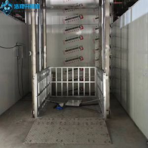 Buy cheap Stainless Steel Hydraulic Guide Rail Cargo Lift 1000-15000kg Capacity product