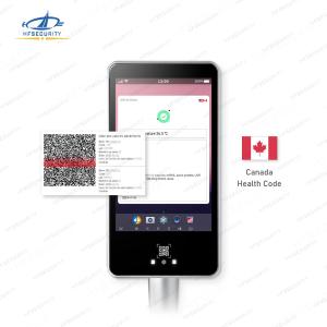 HF80C Canada Verificy C19 Health Code Scan Device Face Recognition  Health Code Scan Device