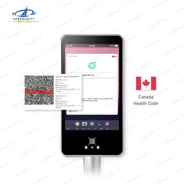 Quality HF80C Canada Verificy C19 Health Code Scan Device Face Recognition  Health Code Scan Device for sale
