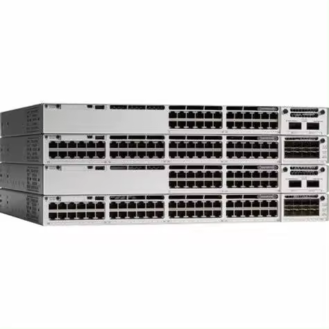 AC 100-240 V 50 60 Hz C9300L-24T-4X-A Network Switch with 24 Ports and 4X10G Uplinks