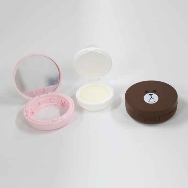 Circular Diy Empty Cushion Foundation Case , Empty Cosmetic Jars 15g