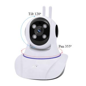 Buy cheap ip camera wi-fi 1080P 720P two antenna stronger signal wireless security camera indoor baby moniter camera PTZ product
