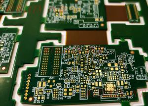 Buy cheap Multilayer Rigid Flex PCB Board / 8 Layer Pcb 1.0MM Green Solder Mask product