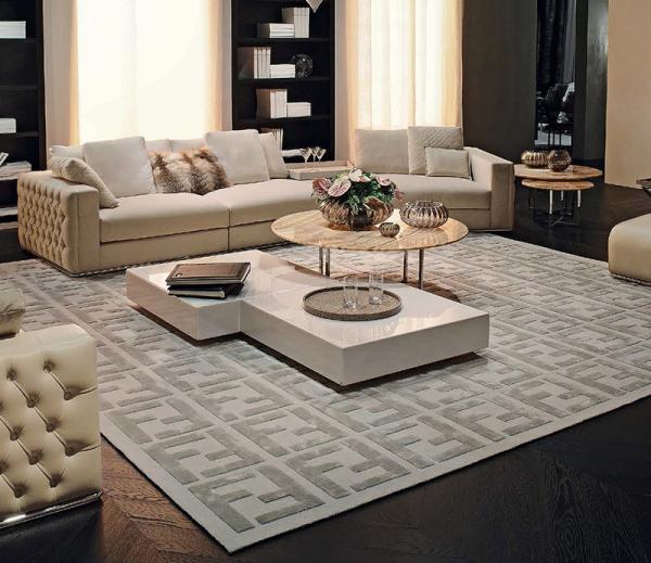 Quality 70x30cm Customized Coffee Table Combinational Marble Square Style for sale