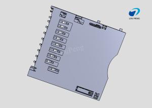 SD Card Connectors, Secure Digital Compatible Card, 9 Position, Surface Mount, Right Angle