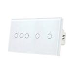 6 Gang 280g Touch Light Switch Embedded Remote Control Light Switch