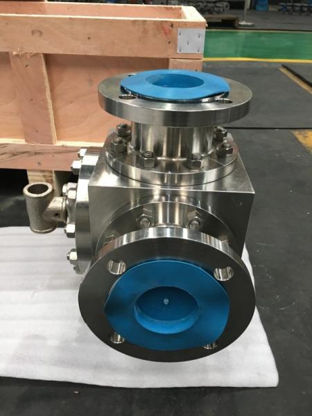 Quality Top Entry Four Way Full Bore Ball Valve for sale