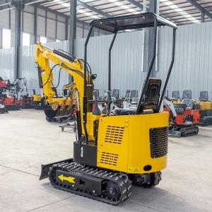 EPA Small Digging Machine ODM Micro Mini Excavator 1711mm Rotation Radius