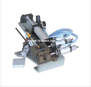 China Pneumatic Wire Stripping Machine Semi - Automatic Wire Processing Machine on sale