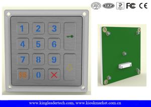 14 Keys Smart Door Entry Keypad / Stainless Steel Outdoor Keypad IP65