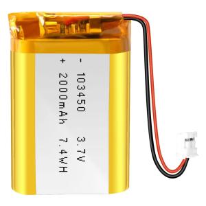 China NCM Rechargeable Li Ion Battery 3.7v 2000mah / Lithium Ion Battery Connector JST on sale