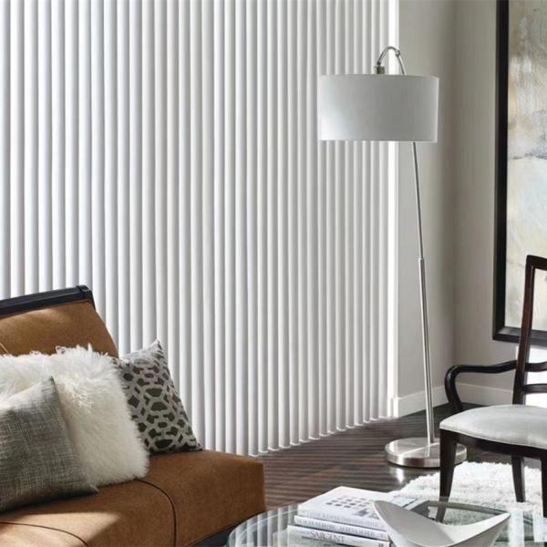 Quality Convenient Manual PVC Vertical Venetian Blinds Modern Style OEM for sale
