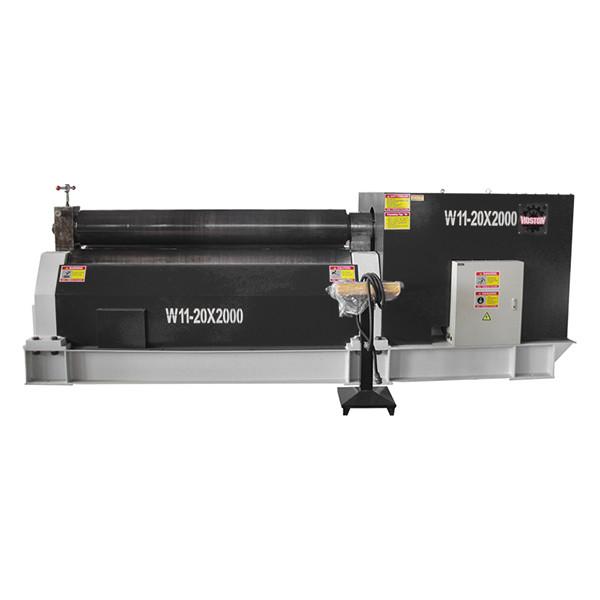 Quality Ss 3 Roll Plate Rolling Machine Manufacturers Bending Mechanical Symmetrical W11-20×2000 for sale