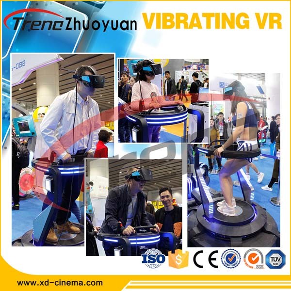 500W Vibrating VR Simulator , Children 9D VR Game Machine With HD VR Glasses