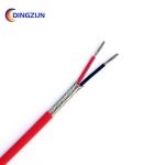 AFPF FEP Insulated Shielded Thermocouple Compensating Cable For Sensors