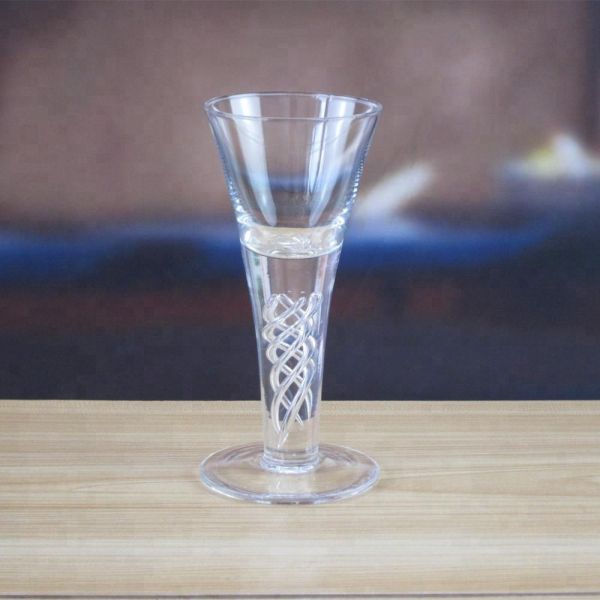 Handmade Decorative Twisted DNA Stem Custom Shot Glasses