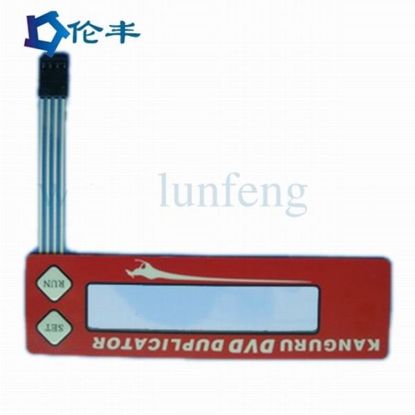 Polyethylene Membrane Switch Overlay RAL Color 3M467 Tactile Dome Button