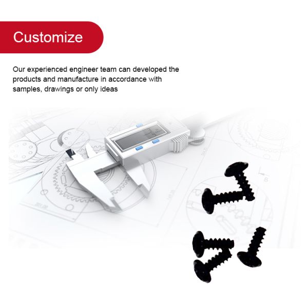 Metric Black Zinc Steel 8.8 Grade Cross Pan Washer Head Self Tapping Screw for Plastic