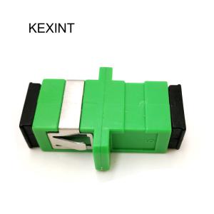 SC APC Green Fiber Optic Adaptor Simplex Optical Distribution Frames Suit