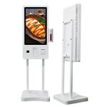 400cd/m2 Touch Screen Self Service Ordering Kiosk With Wireless Pager