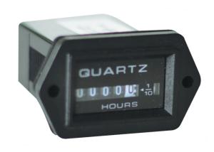 Industrial Elapsed Time Analog Panel Meter , Mechanical Hour Meter
