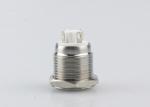 12V 24V LED Panel Mount Push Button Switch , 1NO 16mm Momentary Push Button